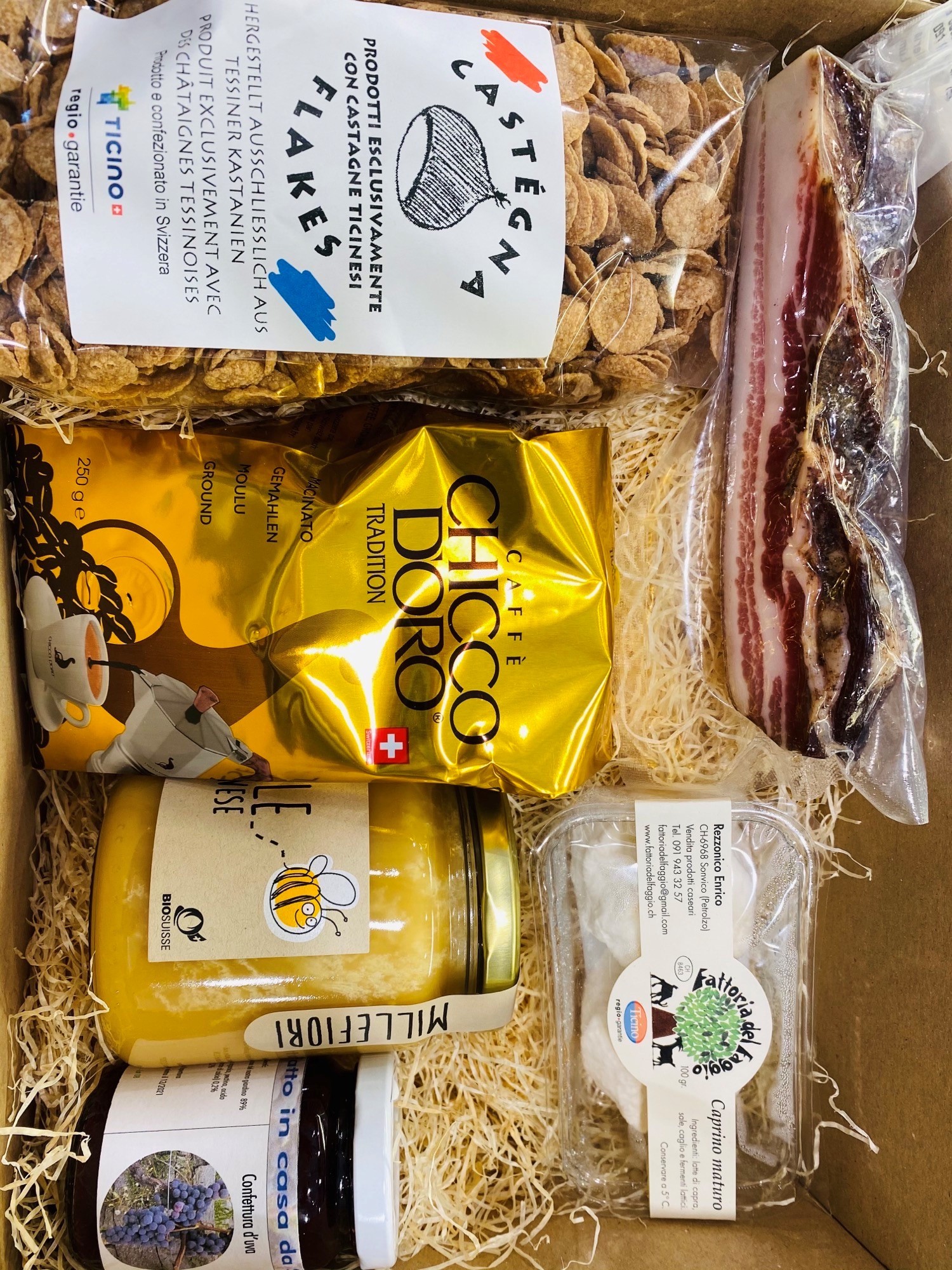 Tessiner-Geschenkkorb «Frühstück»