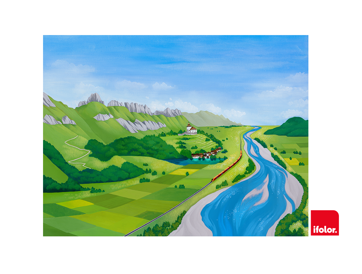 Fotoleinwand "Werdenberg" ohne SOB-Logo 80 x 60 cm