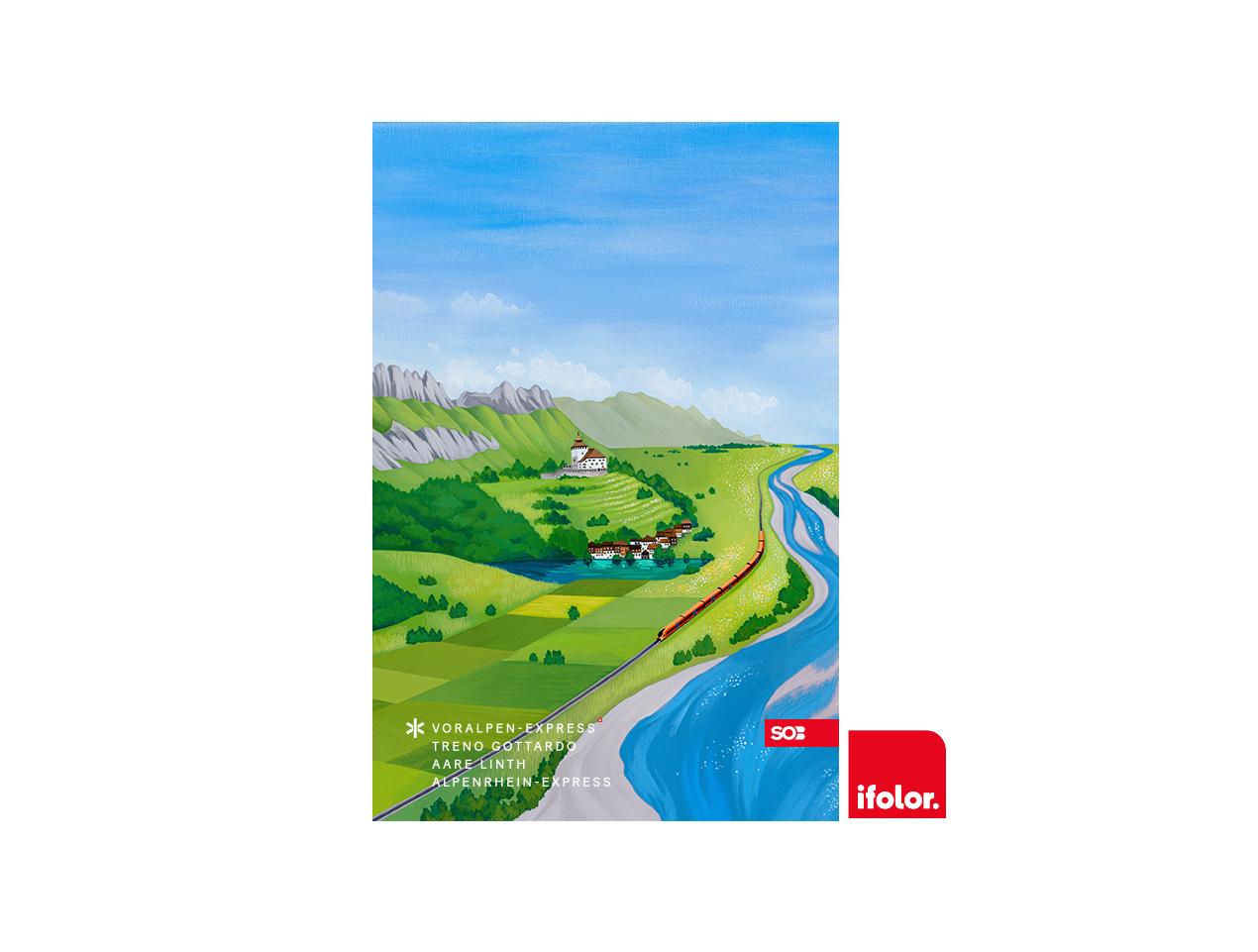 Fotoposter "Werdenberg", glanz, 40 x 60 cm
