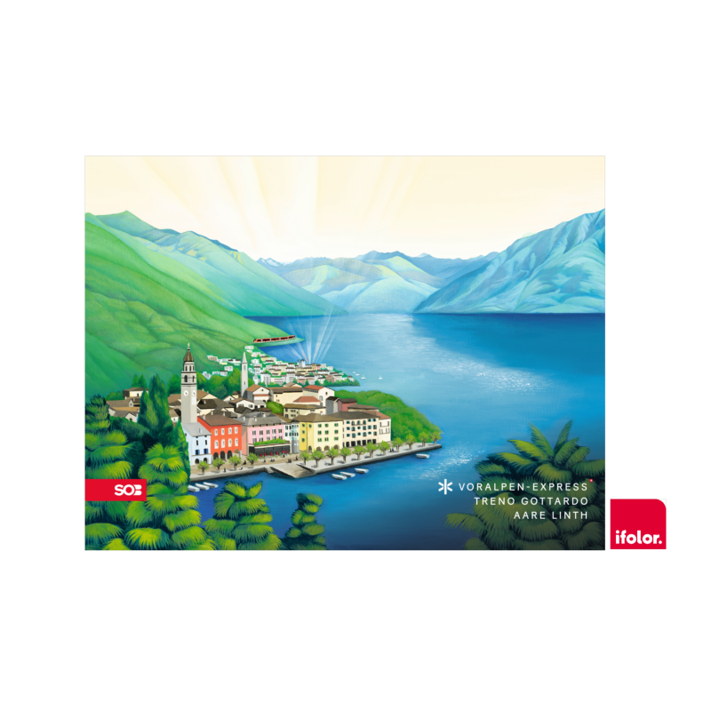 Fotoleinwand "Ascona" mit SOB-Logo 100 x 75 cm