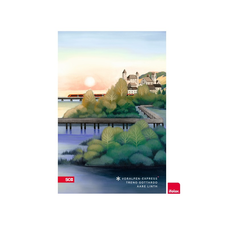 Fotoposter "Rapperswil", glanz, 40 x 60 cm