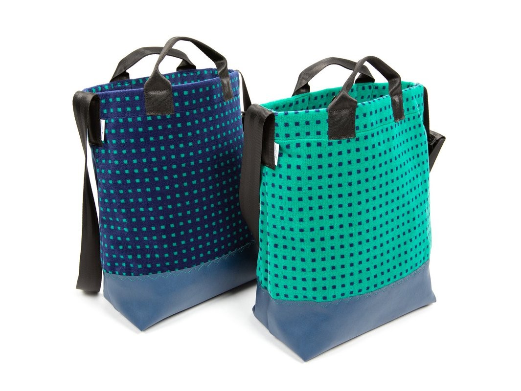 Borsa in tessuto prealpino express blu