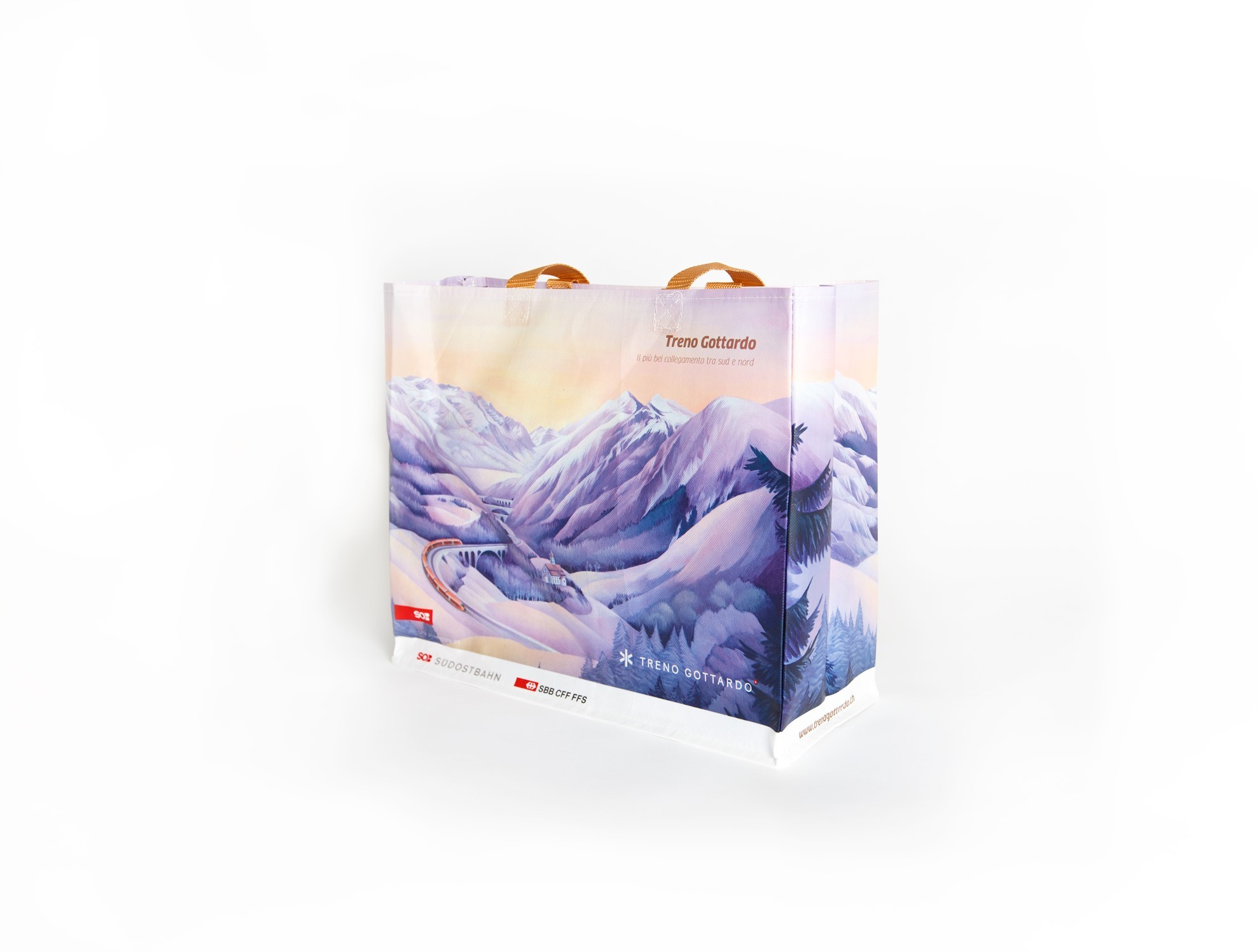 Treno Gottardo Shopping Bag